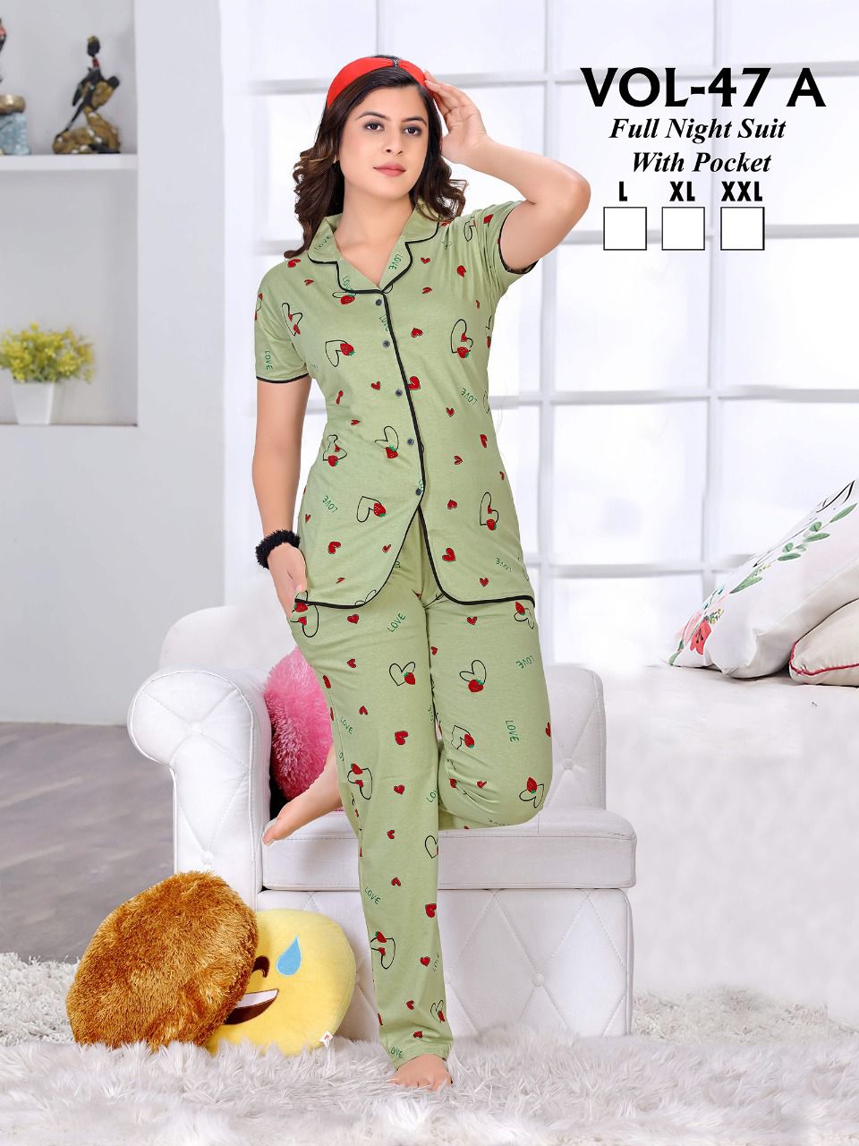 Ft C Ns 47 Shinker Daily Wear Hosiery Wholesale Night Suits Collection